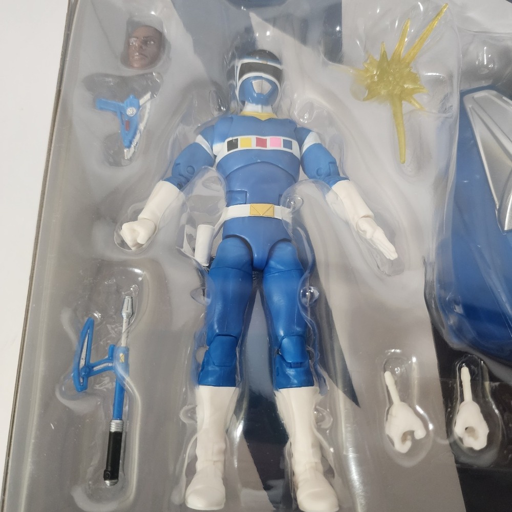 Power Rangers Lightning Collection In Space Blue Ranger Galaxy Glider NIB - Picture 4 of 8